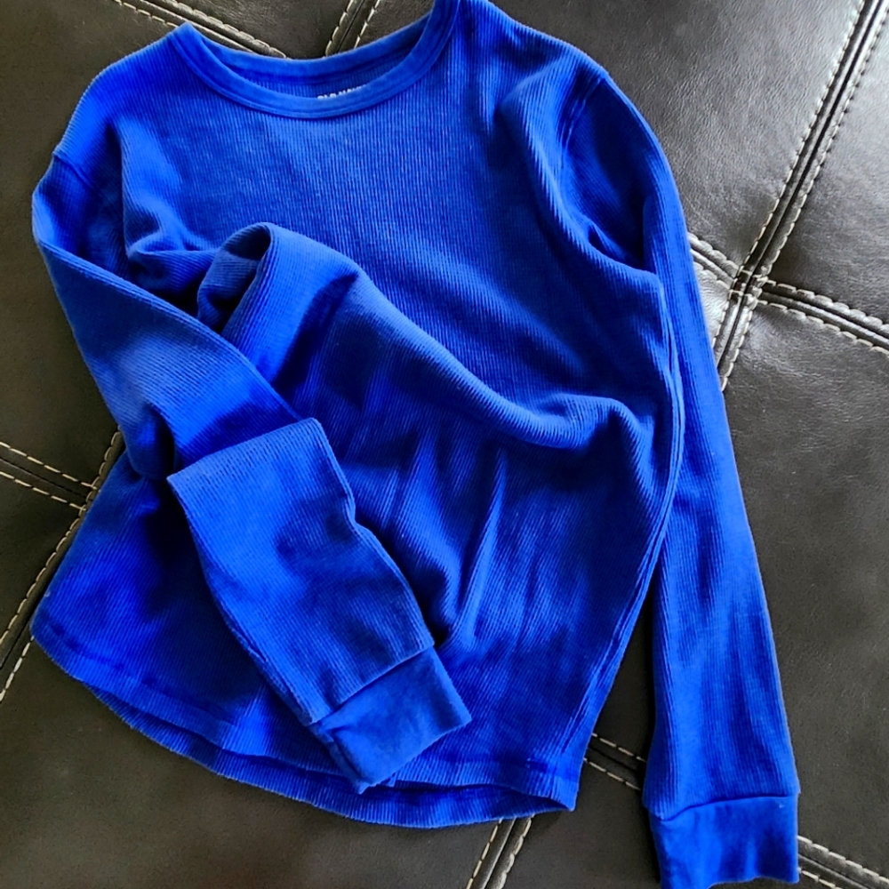 Boys XL Old Navy Royal Blue long sleeve thermal